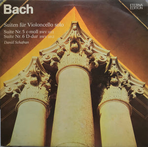 Bach; Suiten für Violoncello solo; Suite Nr. 5, Nr. 6, BWV 1011, BMV 1012 (LP)
