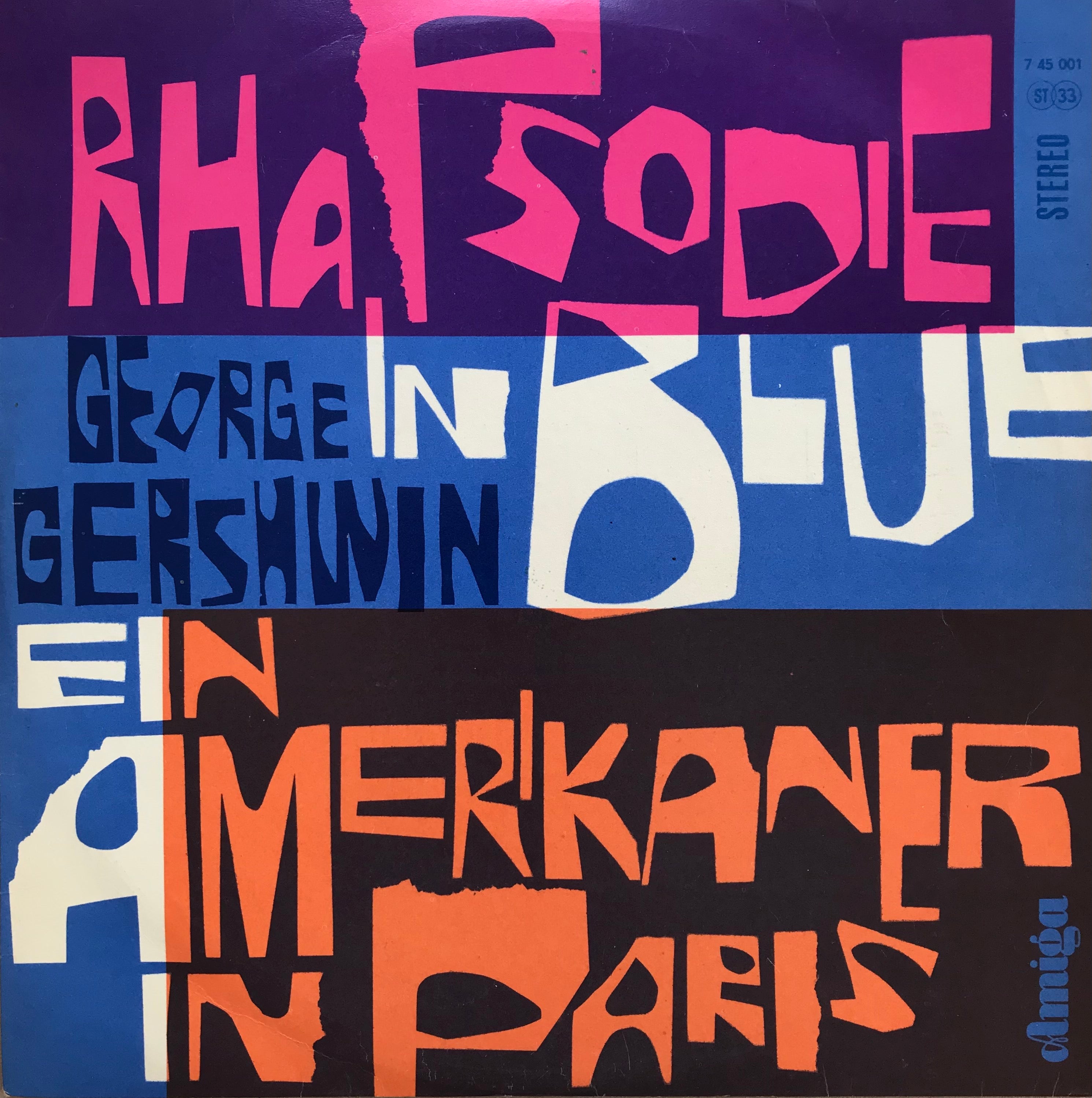 Rhapsodie in Blue, Ein Amerikaner in Paris - George Gershwin (10 Inch)