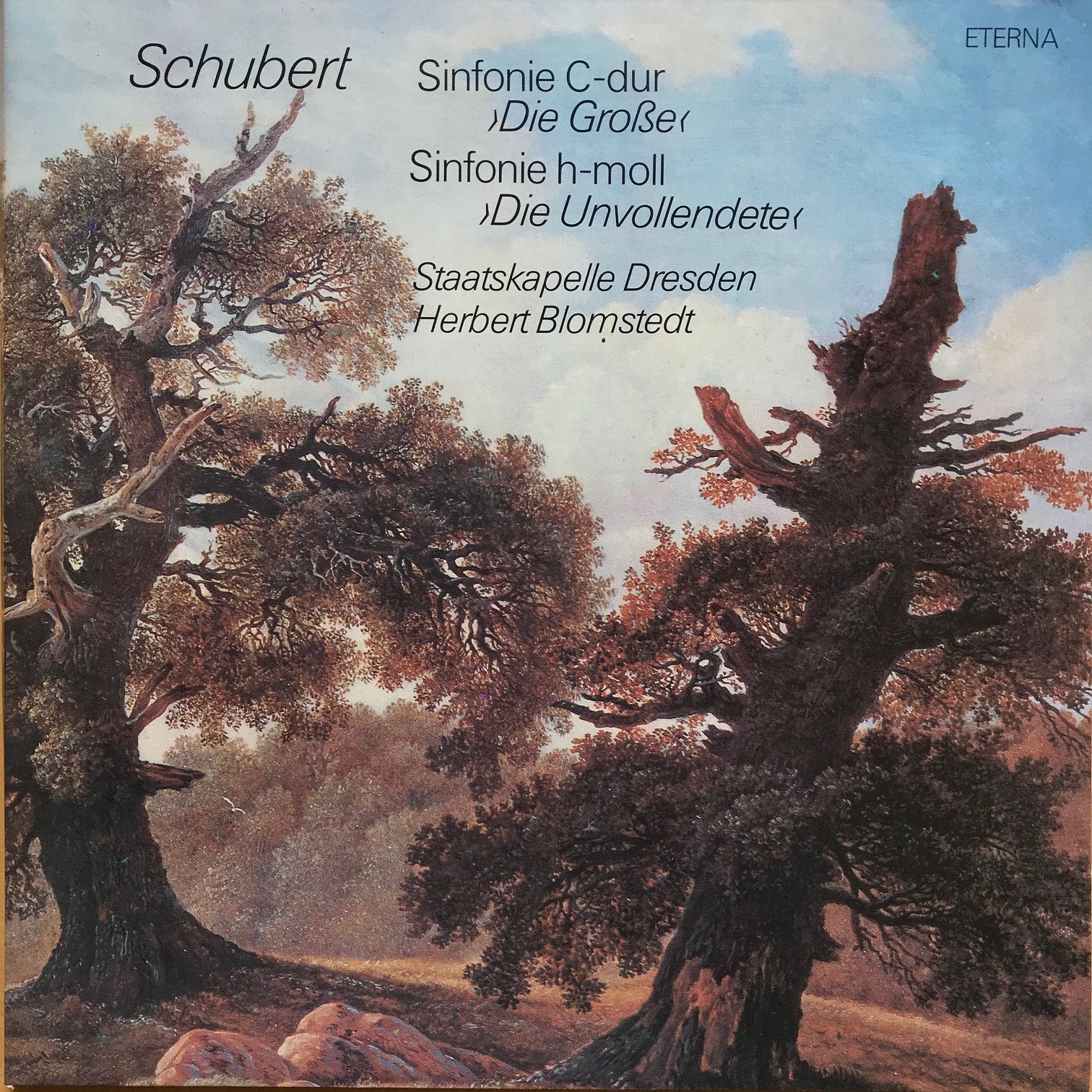 Schubert; Sinfonie C-dur "die Große"  Sinfonie h-moll "Die Unvollendete" LP