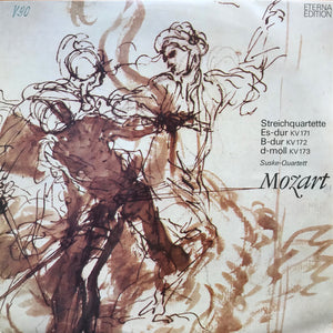 Mozart; Streichquartette KV 171, KV 172, KV 173 Suske-Quartett (LP)