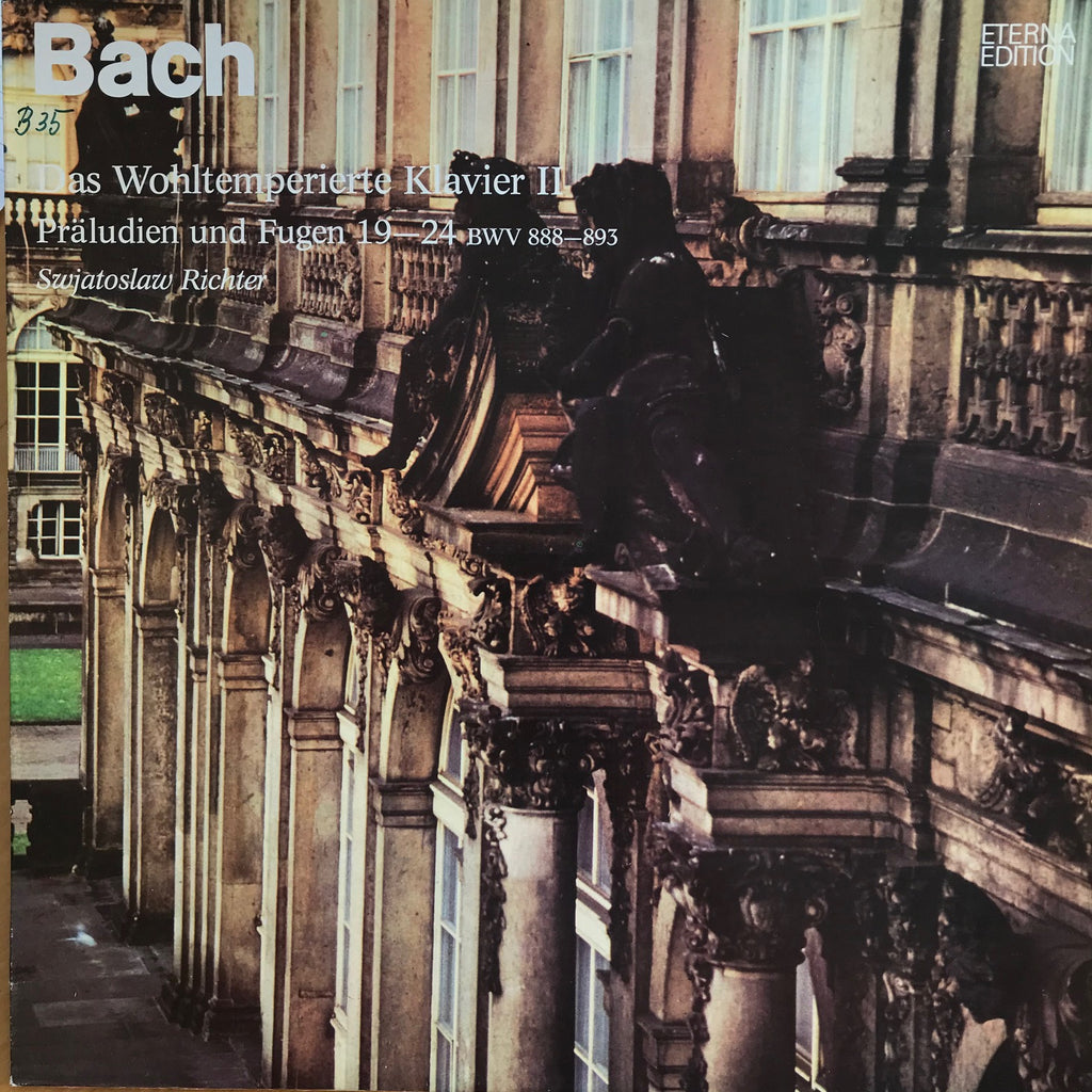 Das Wohltemperiert Klavier Teil II / BWV 888 / BWV 889 / BWV 890 Vinyl LP Eterna