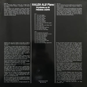 Haleh Alp, Piano - 24 préludes op. 28 Frederic Chopin
