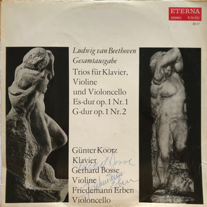 Ludwig van Beethoven, Trios für Klavier, Violine und Violoncello