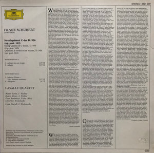 Franz Schubert, Streichquintett - String Quintet D.956, LaSalle Quartett